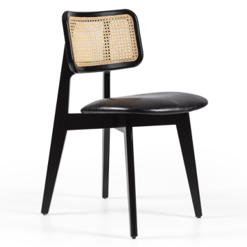 Fiore Wicker Ahşap Sandalye